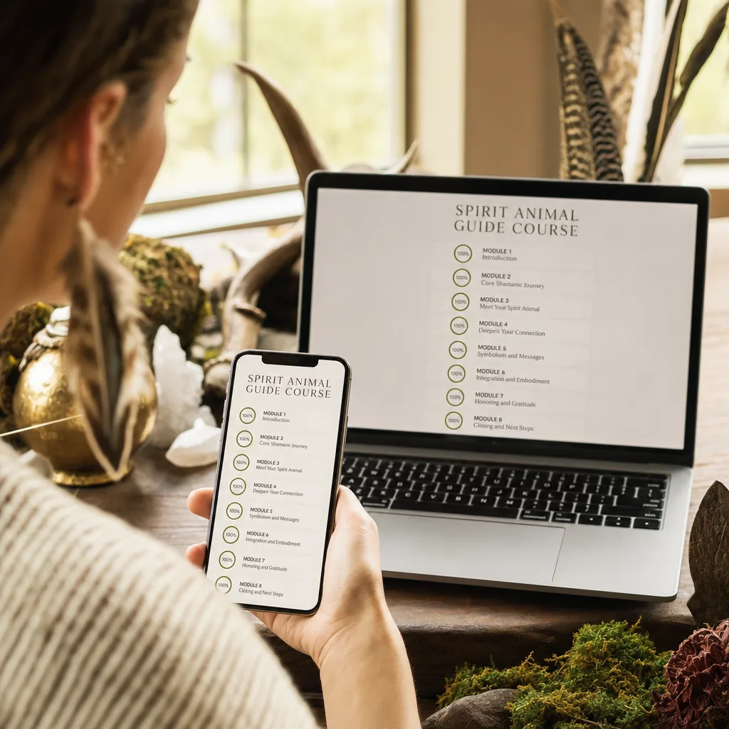 The complete course: 8 modules and 42 lessons in the Totem platform